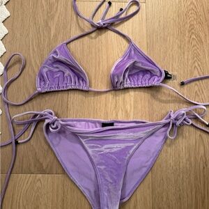 Triangl Swimwear Lavender Bikini Set